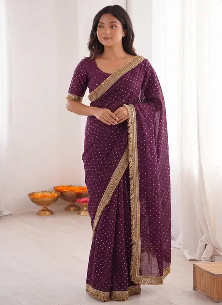 Kt 3013 Soft Two Tone Space Silk Saree